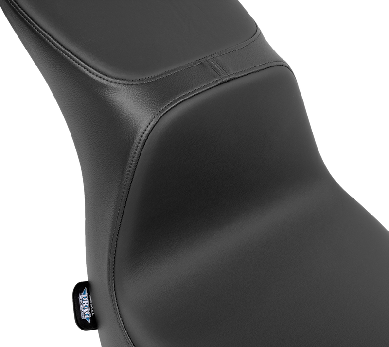 DRAG SPECIALTIES SEATS, DRAG SPECIALTIES SEATS Predator 2-Up Seat with Solar Leather for FLSB/FXLRS '18-'24 (Part No. 4688E)