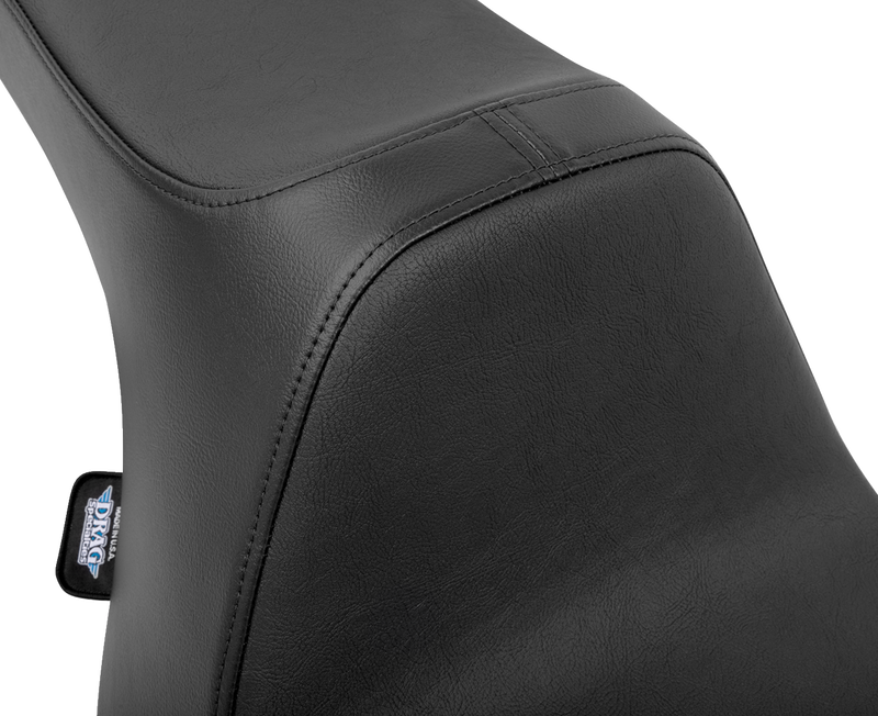 DRAG SPECIALTIES SEATS, DRAG SPECIALTIES SEATS Predator III Seat - Smooth Black for FLT/FLH 2023-2024 (Part #4686A)