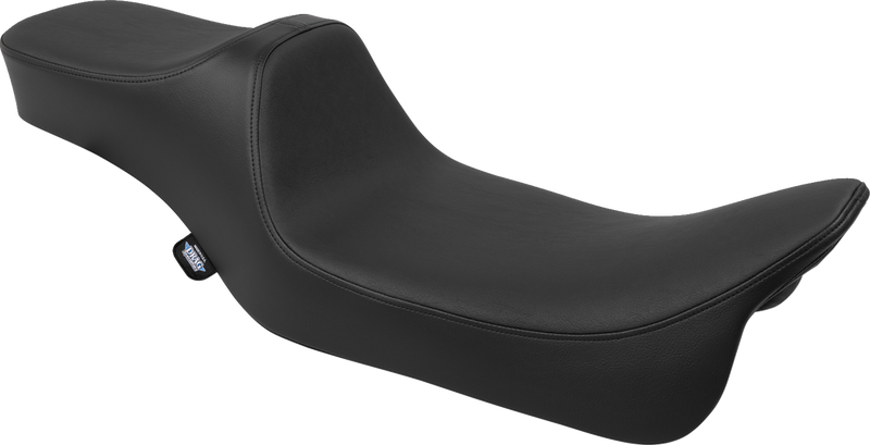 DRAG SPECIALTIES SEATS, DRAG SPECIALTIES SEATS Predator III Extended Reach Double Diamond Seat for FLH/FLT 2008-2024, Black, Part #4687B