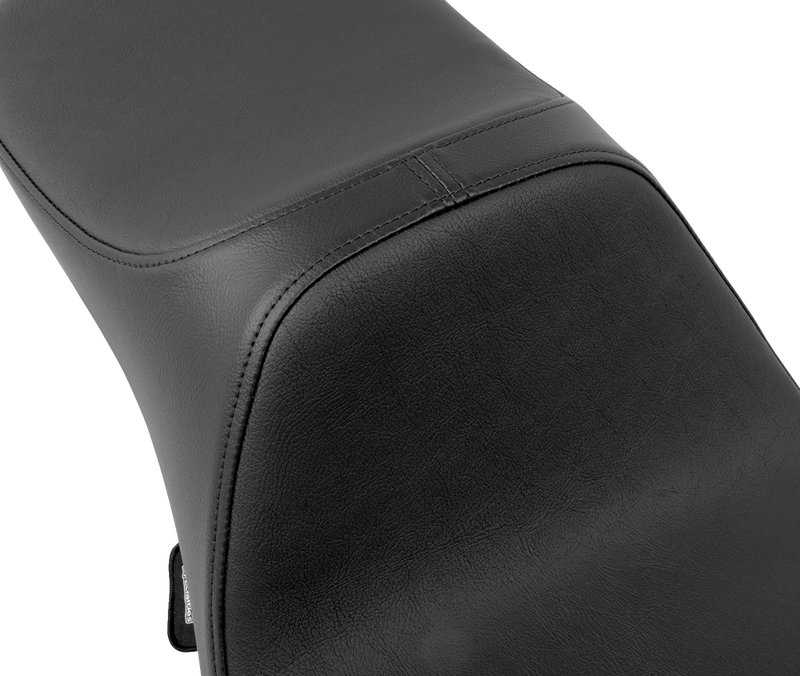 DRAG SPECIALTIES SEATS, DRAG SPECIALTIES SEATS Predator III Extended Reach Double Diamond Seat for FLH/FLT 2008-2024, Black, Part #4687B