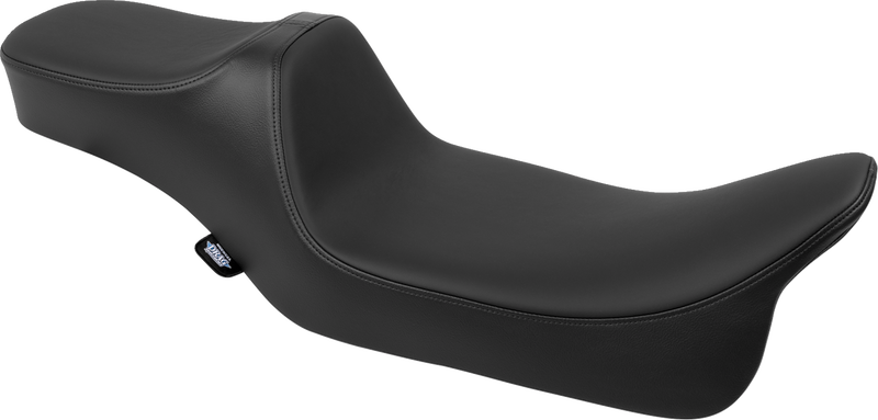 DRAG SPECIALTIES SEATS, Drag Specialties Seats Predator III Extended Reach Seat for Harley FLH/FLT '08-'24 - Black Solar Leather, Part #4687E