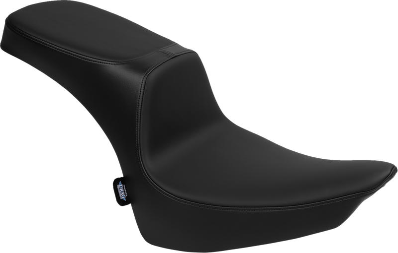 DRAG SPECIALTIES SEATS, DRAG SPECIALTIES SEATS Performance Predator 2-Up Seat with Solar Leather for Harley FL 2000-2017 (Part #4689E)