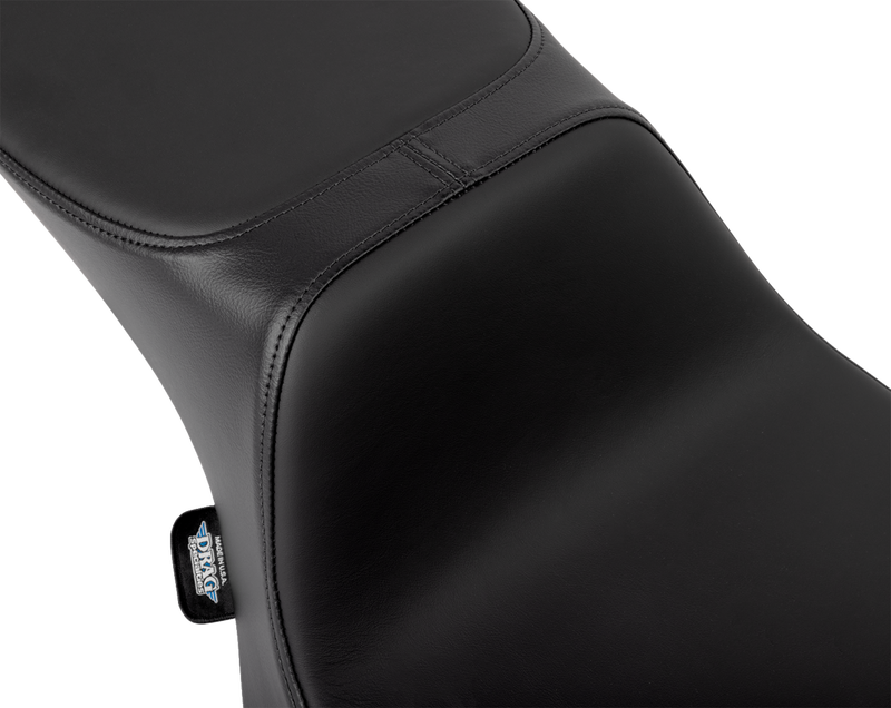 DRAG SPECIALTIES SEATS, Drag Specialties Seats Performance Predator 2-Up Seat - Extended Reach - Solar Leather for FLHX/FLTR '23-'24 (Part #4691E)