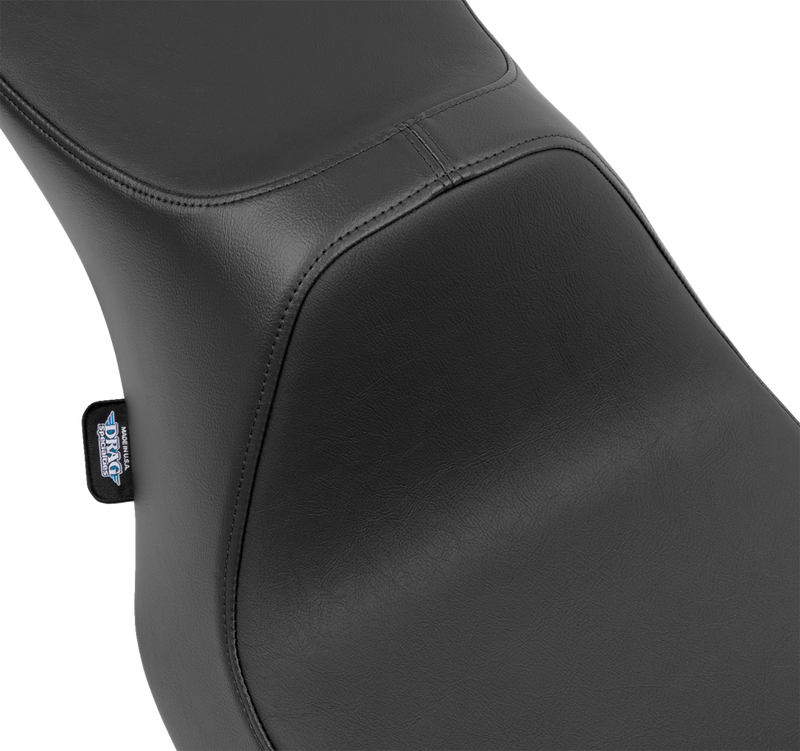 DRAG SPECIALTIES SEATS, Drag Specialties Seats Predator III 2-Up Seat for FLT/FLH 2023-2024 - Vinyl Smooth, Part #4690A