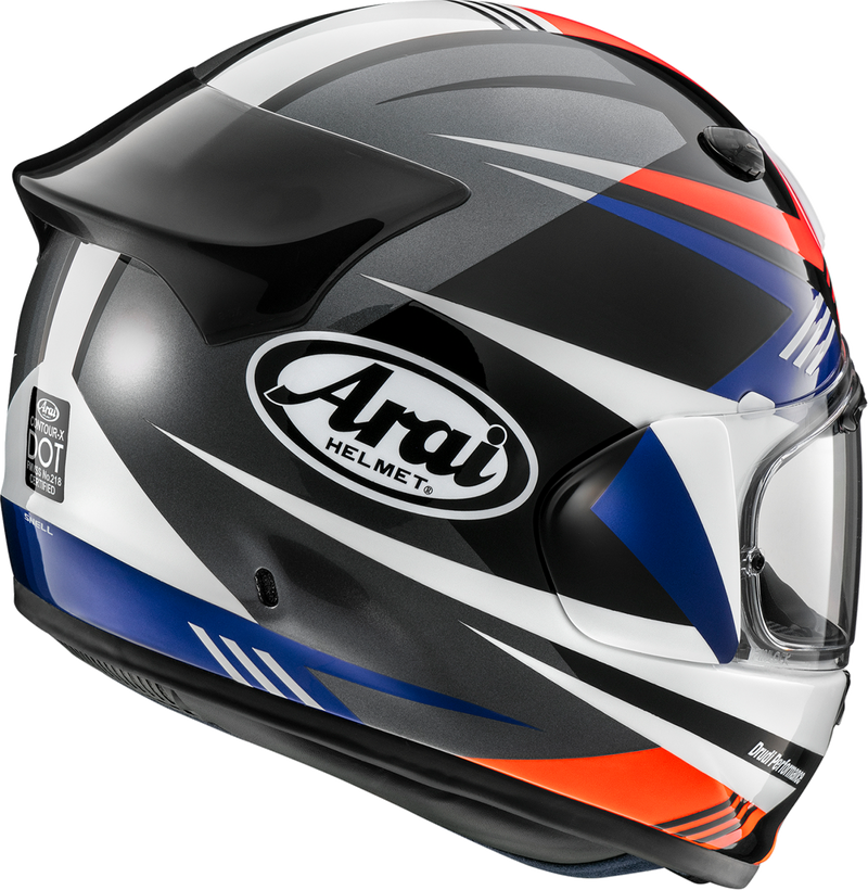ARAI HELMETS, ARAI HELMETS Contour-X Helmet with Logo Duct and Aerodynamic Spoiler - Medium, Red - Part 0101-18142