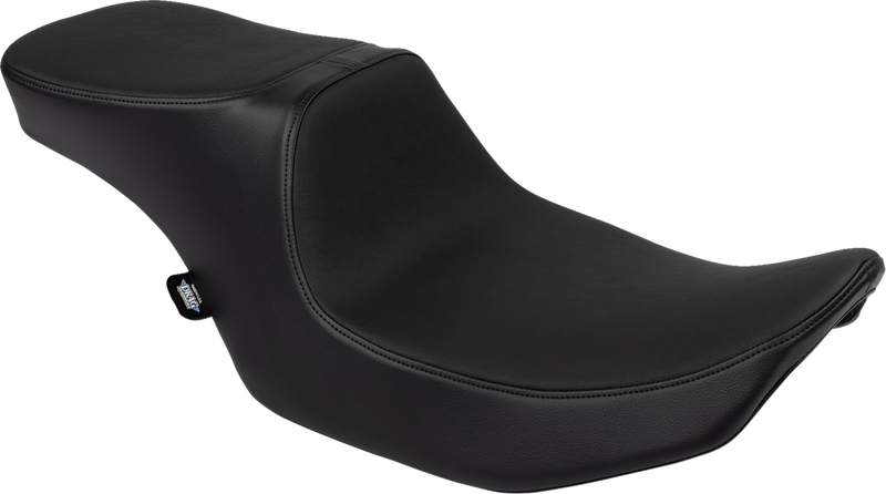 DRAG SPECIALTIES SEATS, DRAG SPECIALTIES SEATS Predator 2-Up Seat - Vinyl - Smooth - w/o Backrest - FLTR/FLHX '23-'24 4692A
