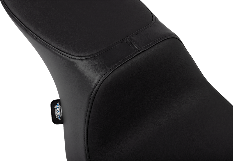 DRAG SPECIALTIES SEATS, DRAG SPECIALTIES SEATS Predator 2-Up Seat - Vinyl - Smooth - w/o Backrest - FLTR/FLHX '23-'24 4692A