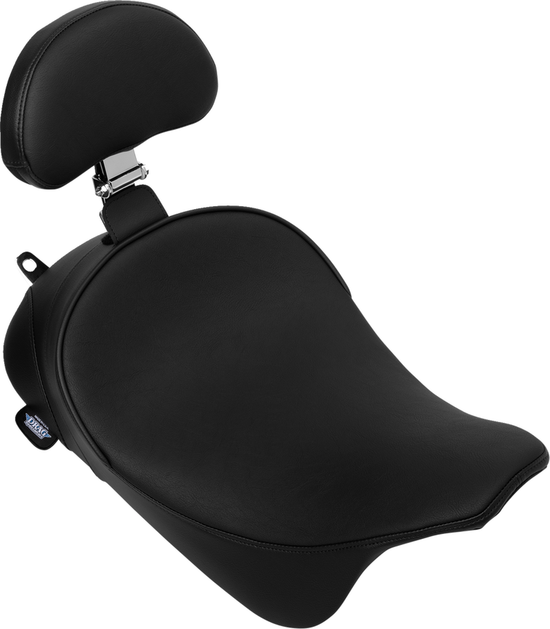 DRAG SPECIALTIES SEATS, Drag Specialties Seats Solo Front Seat with Backrest Option for FL 2008-2023 - 4699A