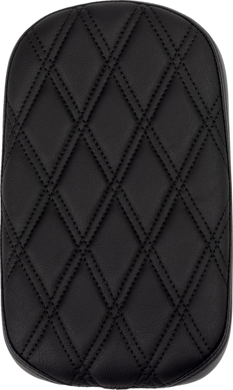 DRAG SPECIALTIES SEATS, Drag Specialties Seats Rear Solo Seat Wide Double Diamond Black Stitch for FLH/FLT 1997-2023 Part 4700B