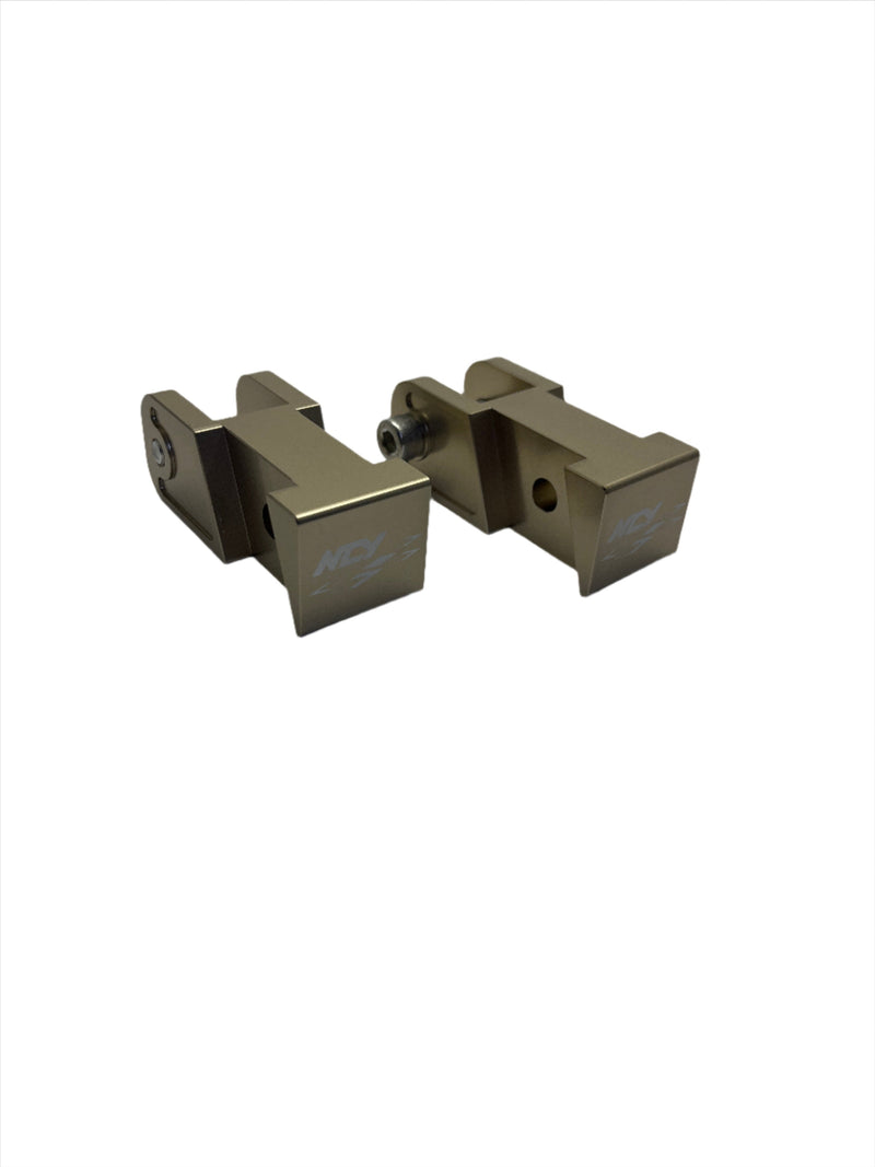 NCY Shock Mount Relocating Bracket (Titanium) ; GY6