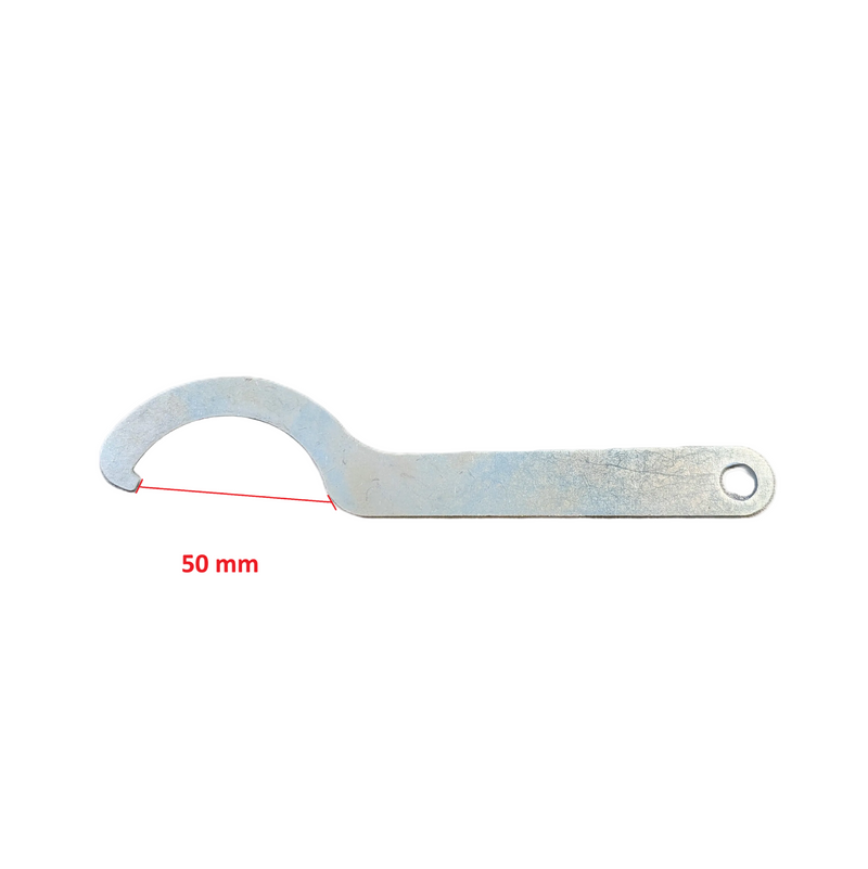 Shock Preload Spanner Wrench - 50mm C-Hook (55-62mm Nuts)