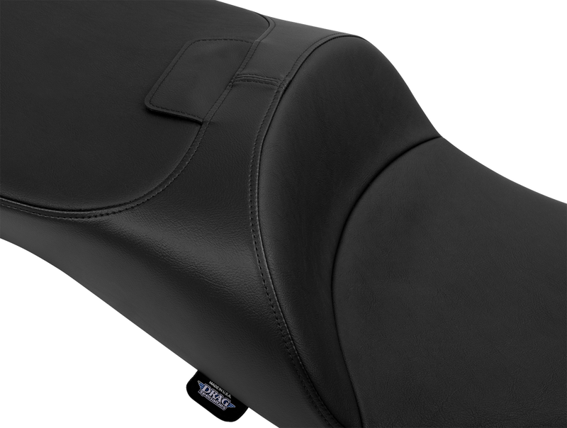 DRAG SPECIALTIES SEATS, Drag Specialties Seats Extended Reach Freedom Seat for FLT/FLH 2009-2025 - Vinyl, Smooth - Part Number 4696A