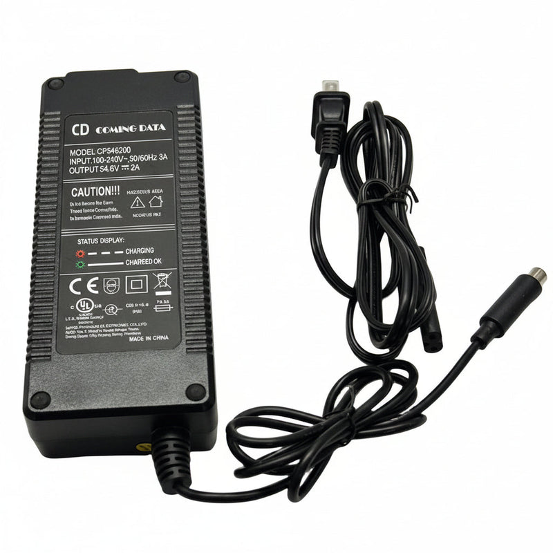 54.6v 2amp Lithium Ion Battery Charger - 8mm Coaxial Plug