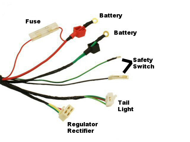 Universal Parts ATV Wire Harness