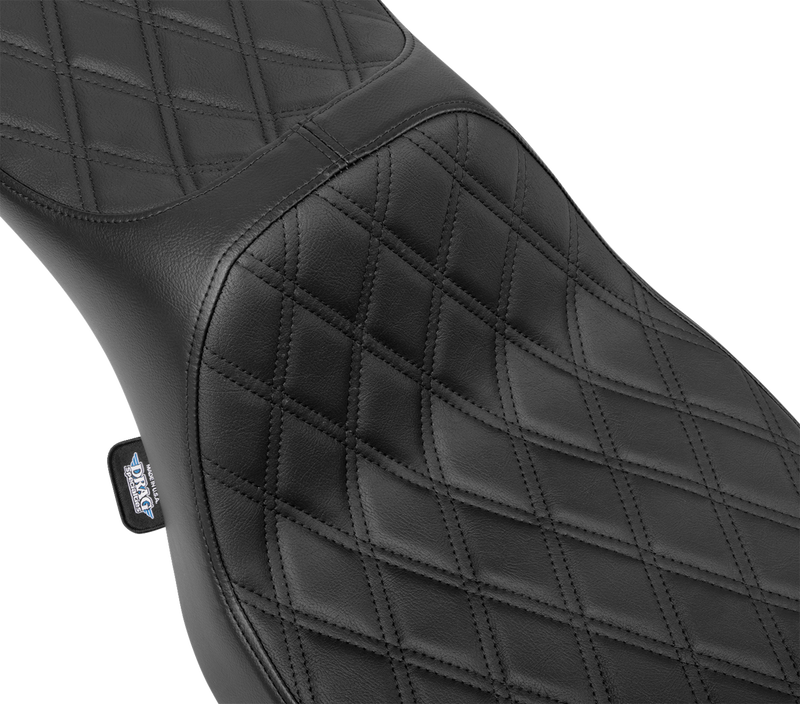 DRAG SPECIALTIES SEATS, DRAG SPECIALTIES SEATS Predator III Extended Reach Seat Part 4705B for Harley FLH/FLT 2023-2024
