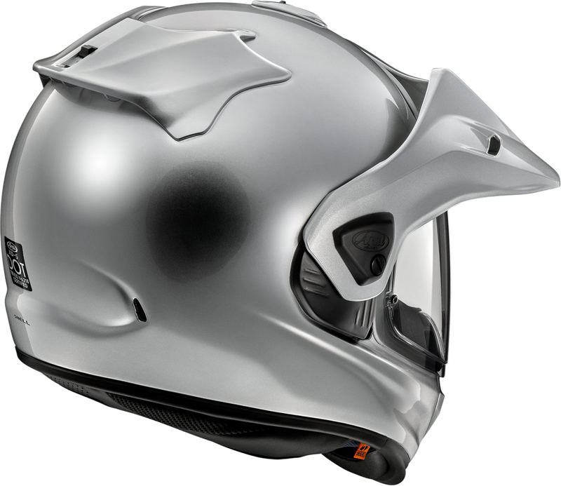 ARAI HELMETS, ARAI Helmets XD-5 Helmet Aluminum Silver XL with VAS-A Shield System and Advanced Ventilation