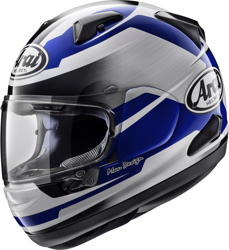 ARAI HELMETS, ARAI Helmets Quantum-X Steel Blue Helmet with VAS-MV Shield and Pinlock MaxVision - Medium