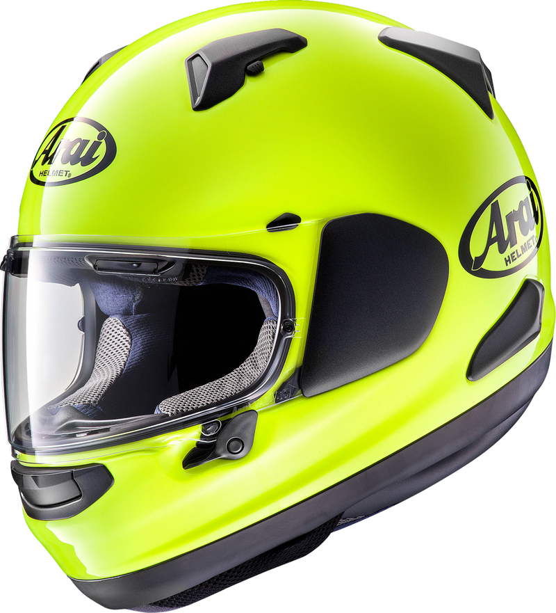 ARAI HELMETS, Arai Helmets Signet-X Helmet - Fluorescent Yellow 2XL with Variable Axis System and Advanced Ventilation