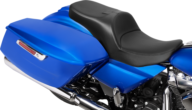 DRAG SPECIALTIES SEATS, Drag Specialties Seats Forward Position Freedom Seat 4715E for FLH/FLT 2023-2025 - Vinyl and Solar Leather Finish