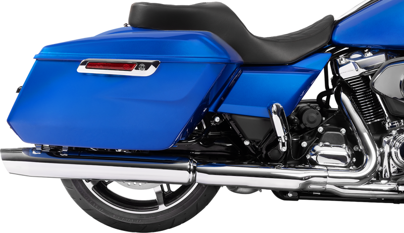Drag Specialties Seats Forward Position Freedom Seat 4715B for Harley FLH/FLT 2023-2025 – Black Vinyl with Double Diamond Stitch