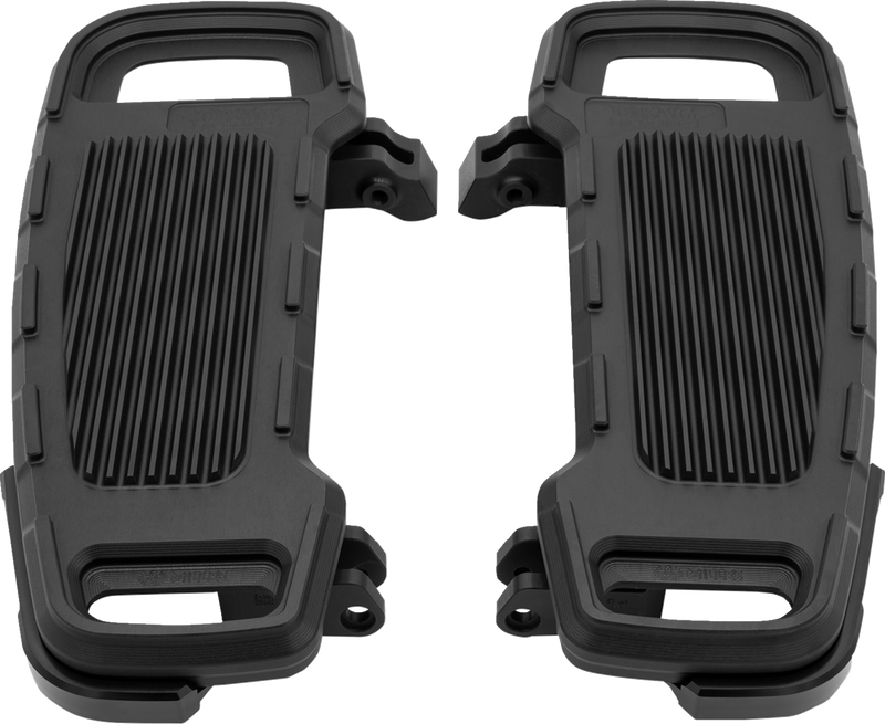 DRAG SPECIALTIES, DRAG SPECIALTIES Adjustable Width Floorboards Black FB-B002
