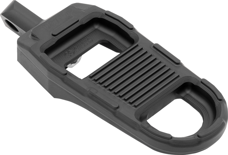DRAG SPECIALTIES Adjustable Foot Pegs - Black RGK2-B001 for Motorcycles