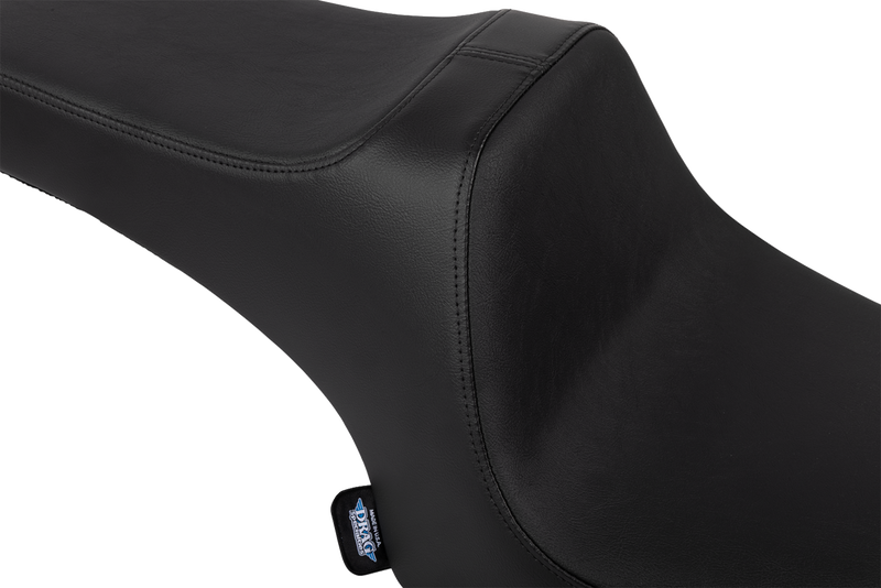 DRAG SPECIALTIES SEATS, Drag Specialties Seats Predator III Seat for Challenger 2020-2025 - Black Vinyl, Smooth Finish, Part 4718A