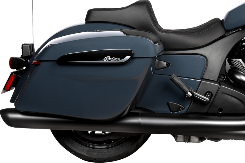 DRAG SPECIALTIES SEATS, Drag Specialties Seats Predator III 2-Up Seat for Chieftain '25 and Challenger '20-'25 - Vinyl and Solar Leather, Double Diamond Pattern (Part #4720F)