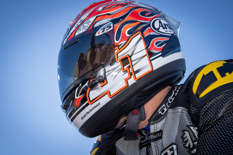 ARAI HELMETS, ARAI Helmets Corsair-X Haga GP XL Helmet - Model 0101-17615 with VAS Shield Mechanism and Advanced Ventilation