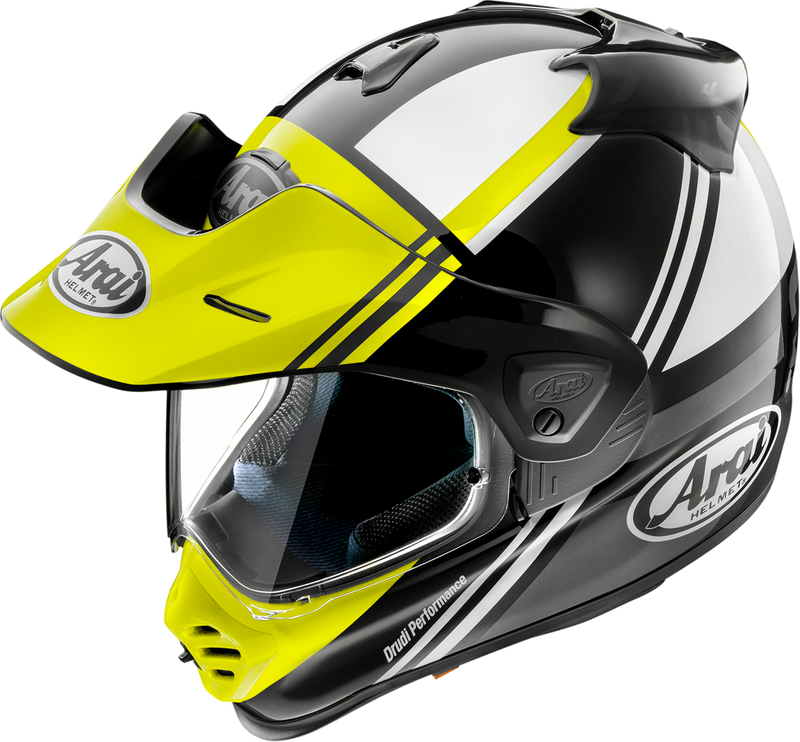 ARAI HELMETS, Arai Helmets XD-5 Cosmic Yellow Helmet - Small by Arai Helmets, Part Number 0140-0490