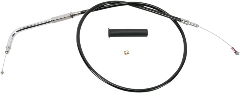 DRAG SPECIALTIES Black Vinyl Idle Cable 28-3/4 inch Part 4341300B for Harley Davidson and Custom Motorcycles