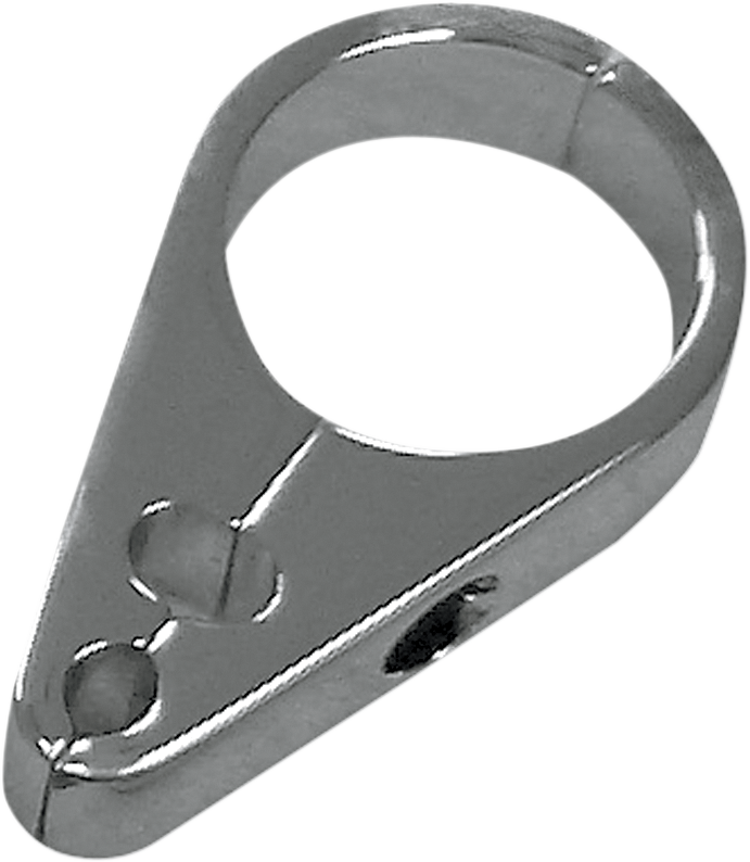 DRAG SPECIALTIES, DRAG SPECIALTIES Chrome Cable Clamp for Throttle, Idle, and Brake - 1-1/4 inch - Part Number 0658-0032