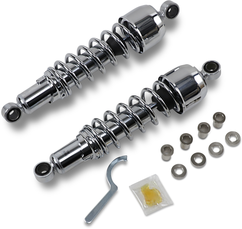 DRAG SPECIALTIES SHOCKS, DRAG SPECIALTIES Shock Absorbers Replacement for Harley-Davidson - 13 Inch Chrome C16-0133NU