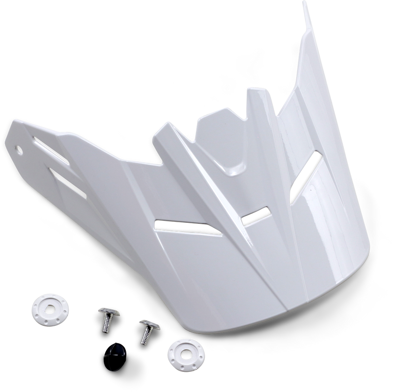 Z1R, Z1R Youth Rise Visor Kit - Solid Gloss White (Part #0132-1342)