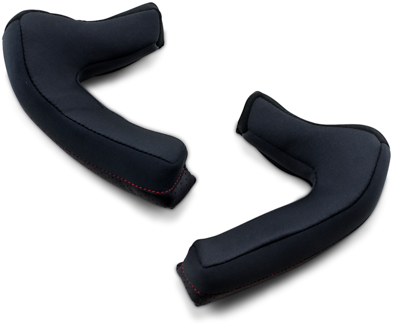 Z1R, Z1R Road Maxx Cheek Pads - Black - Large (Part Number 0134-2611) for Z1R Helmets