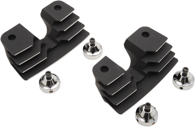 DRAG SPECIALTIES Spark Plug Cover for Twin Cam - Wrinkle Black (Part #63422)