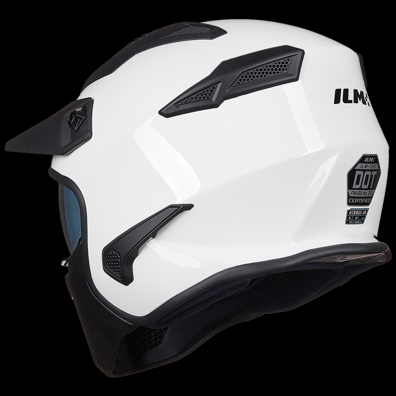 ILM Open Face Motorcycle 3/4 Half Helmet Model 726X