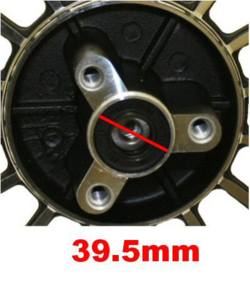 Universal Parts 10" Front Wheel Retro 50cc/150cc Black