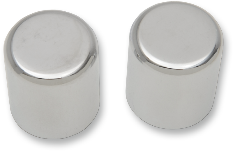 DRAG SPECIALTIES Large Chrome Docking Covers C77-0098C
