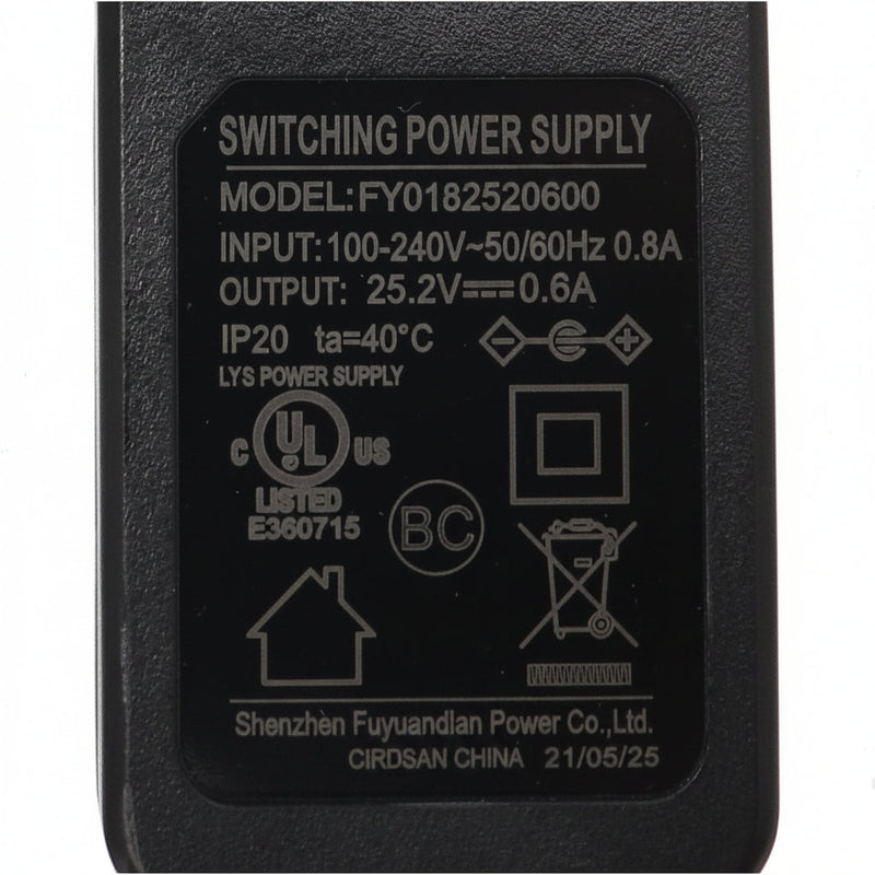 Universal Parts 25.2V 0.6A Razor Hovertrax Charger