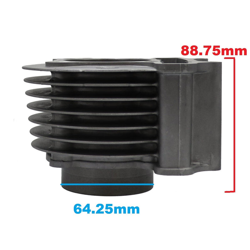 Universal Parts 61mm Cylinder Kit - 161QMK 169cc GY6 "200's"