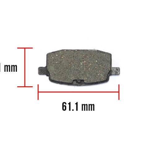 Prima Disc Brake Pads - Genuine RH50, Yamaha Zuma 50
