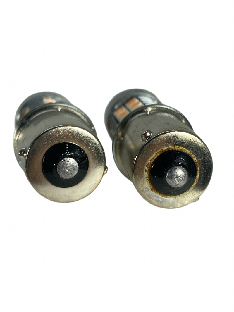 LED Turn Signal Bulb Set 1156 BA15S - Amber (2 Bulbs)