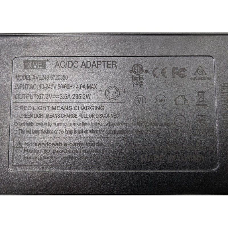 VSETT, Zero & Kaabo 60V 3.5A Fast Charger by Green Line