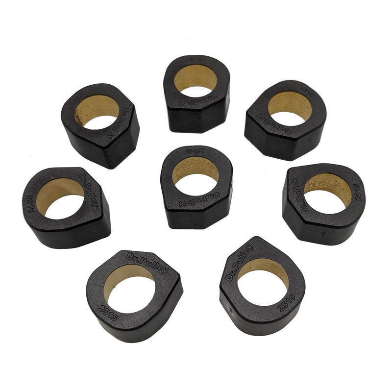Dr. Pulley 25x15 Sliding Roller Weights Yamaha & Kymco 8pk