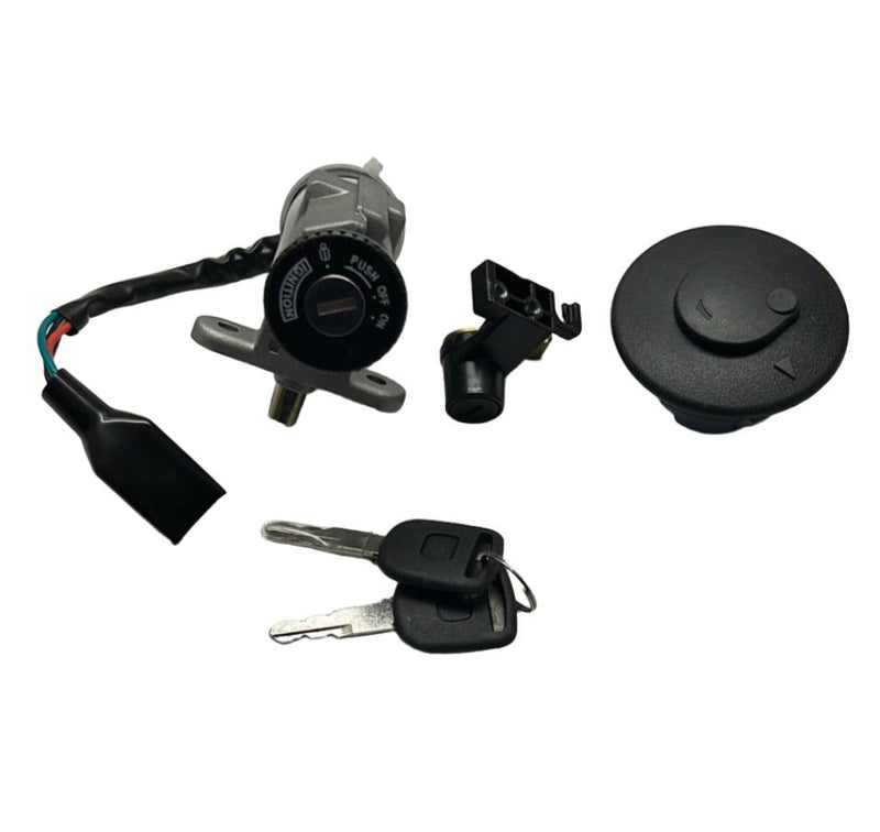 Lock and Ignition Set with Keys and Fuel Cap; CSC Pug