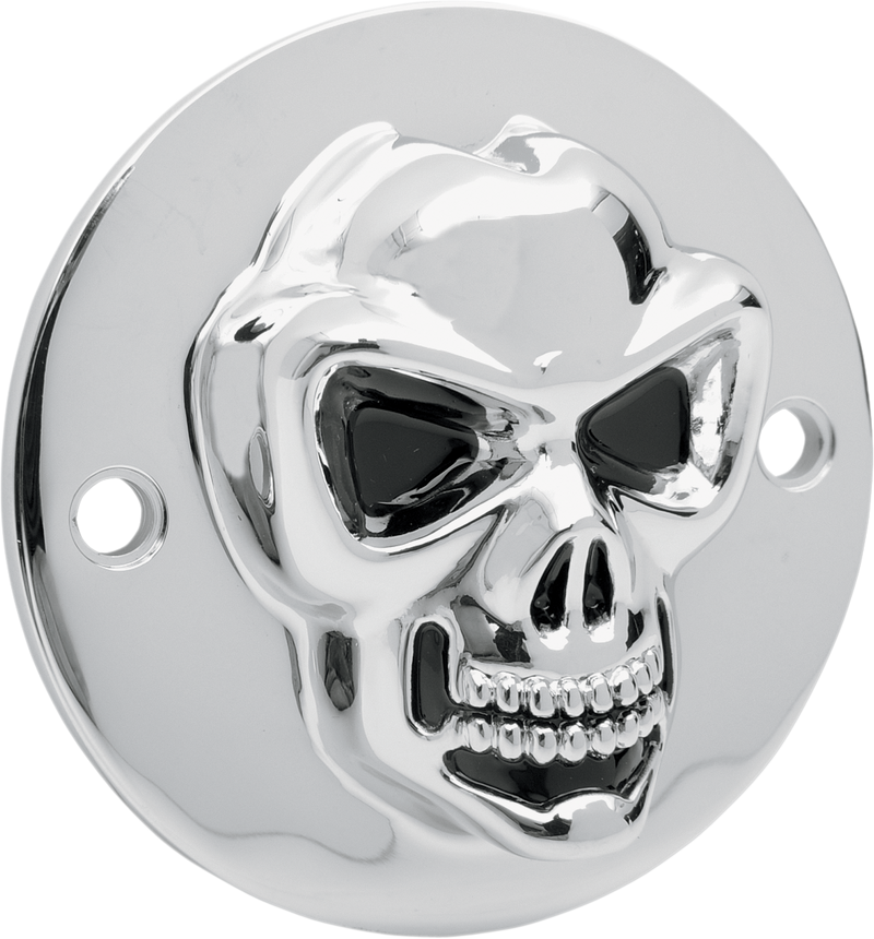 Drag Specialties 3-D Skull Points Cover for Big Twin - Part No. 30-0185-PC