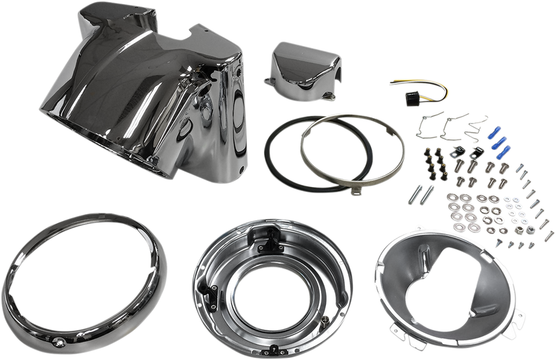 DRAG SPECIALTIES 7-Inch Nacelle Headlight Kit - Chrome (Part L20-0629C)