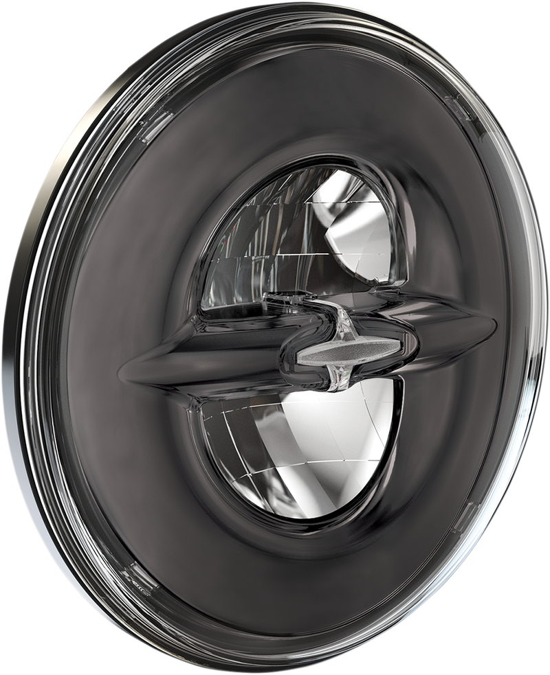 DRAG SPECIALTIES 7-Inch Reflector-Style LED Headlamp in Dark Chrome, Part #0556214
