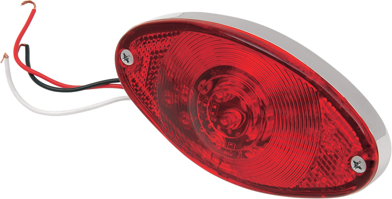 DRAG SPECIALTIES Cat Eye Ultra Thin Red Taillight - Part 160634